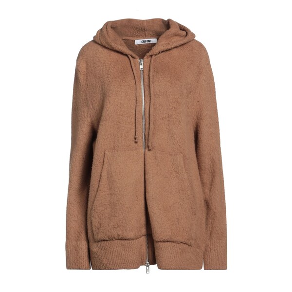 【貨物輸送無料】 グリフォーニ レディース パーカー・スウェットシャツ アウター Sweatshirts Beige