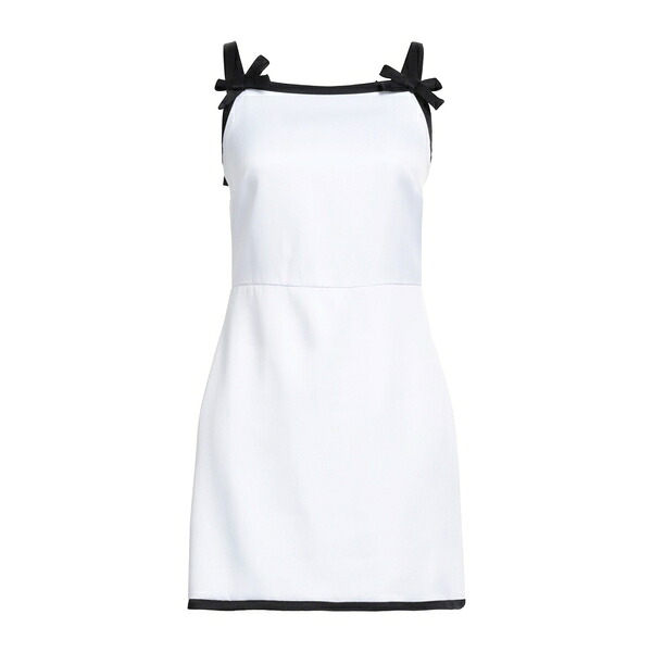 【送料無料】 エムエスジイエム レディース ワンピース トップス Mini dresses White