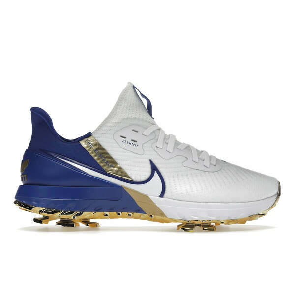 Nike ナイキ メンズ スニーカー 【Nike Air Zoom Infinity Tour NRG The Players Championship】 サイズ US_9(27.0cm) White/Metallic Gold/White/Indigo Force画像
