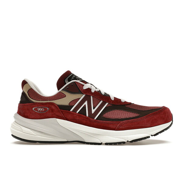New Balance ニューバランス メンズ スニーカー 【New Balance 990v6 MiUSA Teddy Santis Burgundy Tan】 サイズ US_M_13 Burgundy/Tan|asty