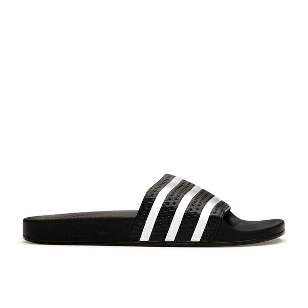 adidas アディダス メンズ スニーカー  【adidas Adilette Slides Black White】  大きさ US_5(23.0珊) Black/White/Black