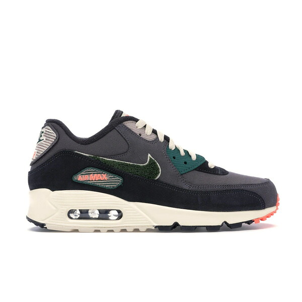 Nike ナイキ メンズ スニーカー 【Nike Air Max 90 Oil Grey Rainforest】 サイズ US_9(27.0cm) Oil Grey/Rainforest-Light Cream|asty