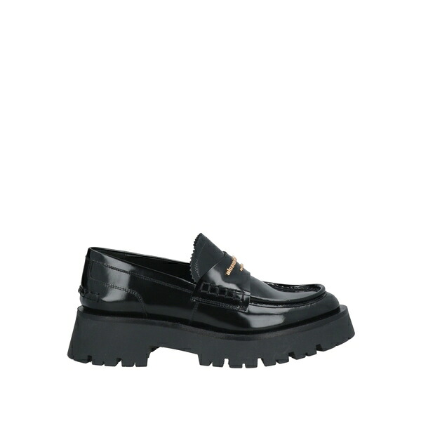 【貨物輸送無料】 アレキサンダーワン レディース スリッポン・ローファー シューズ Loafers Black
