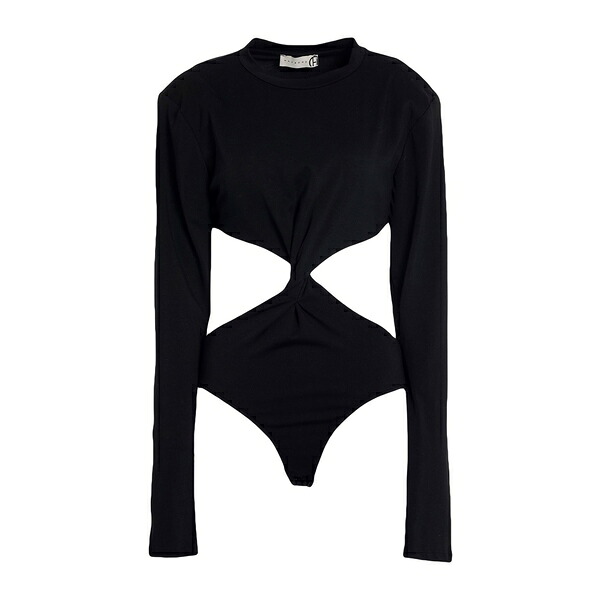 【貨物輸送無料】 こしき壱 レディース プルオーバー トップス Bodysuits Black