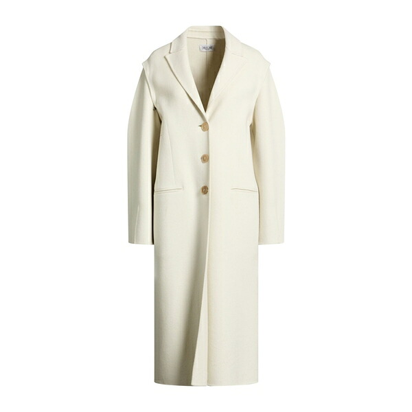 【貨物輸送無料】 デル コーレ レディース 上衣＆上衣 アウター Coats White