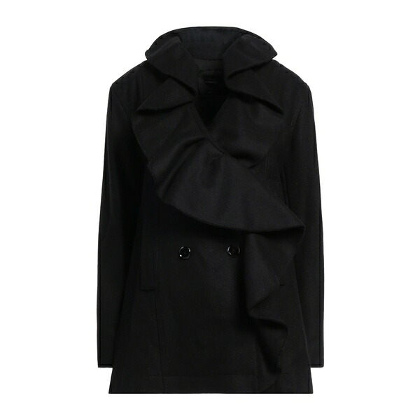 【送料無料】 ピンコ レディース ジャケット&ブルゾン アウター Coats Black|asty