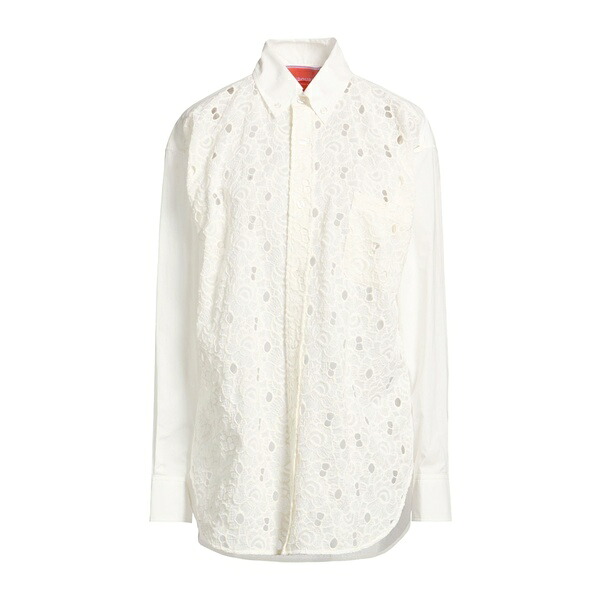【送料無料】 ラ・ダブル・ジェイ レディース シャツ トップス Shirts White