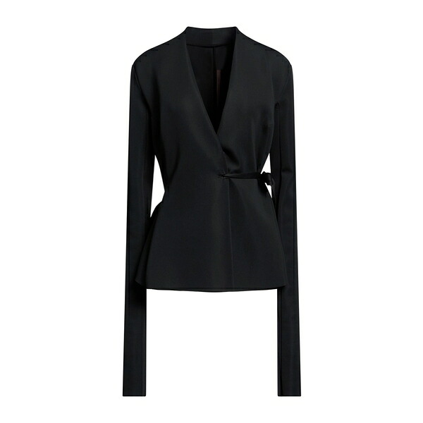 【貨物輸送無料】 リックオウエンス レディース 上衣＆上衣 アウター Blazers Black