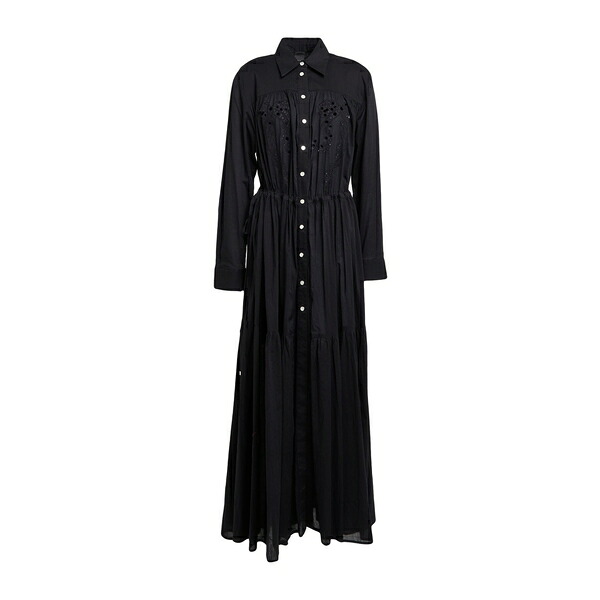 【貨物輸送無料】 ピンコ レディース 衣装 トップス Maxi dresses Black スーツ・セットアップ-レディースファッション
