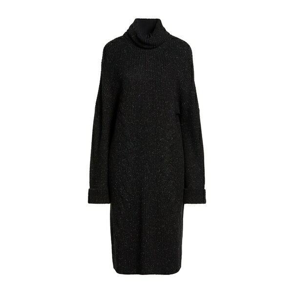 【送料無料】 ディー・エクステリア レディース ワンピース トップス Midi dresses Black｜asty