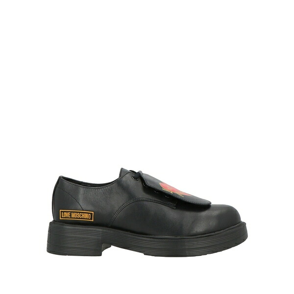 【貨物輸送無料】 モスキーノ レディース オックスフォード シューズ Lace-up shoes Black