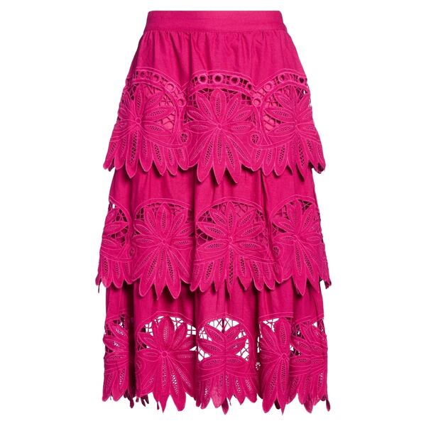 【送料無料】 ファーム リオ レディース スカート ボトムス Midi skirts Pink｜asty
