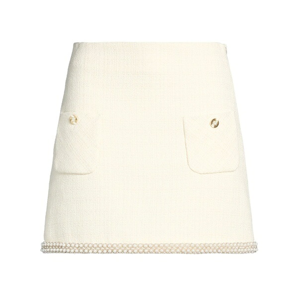 【送料無料】 サンドロ レディース スカート ボトムス Mini skirts White|asty