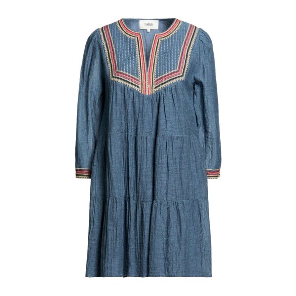 【送料無料】 バッシュ レディース ワンピース トップス Mini dresses Blue｜asty