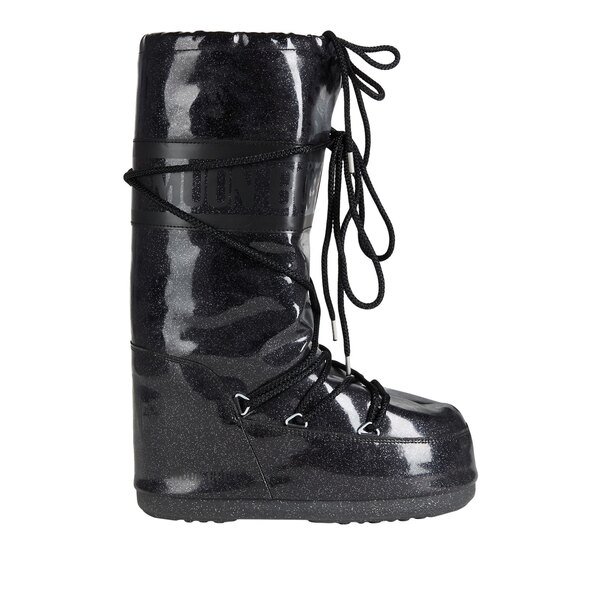 【貨物輸送無料】 お月さまブーツ レディース ブーツ シューズ Boots Black