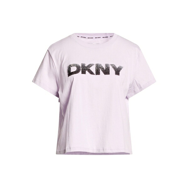 【送料無料】 ダナキャラン レディース Tシャツ トップス T-shirts Purple