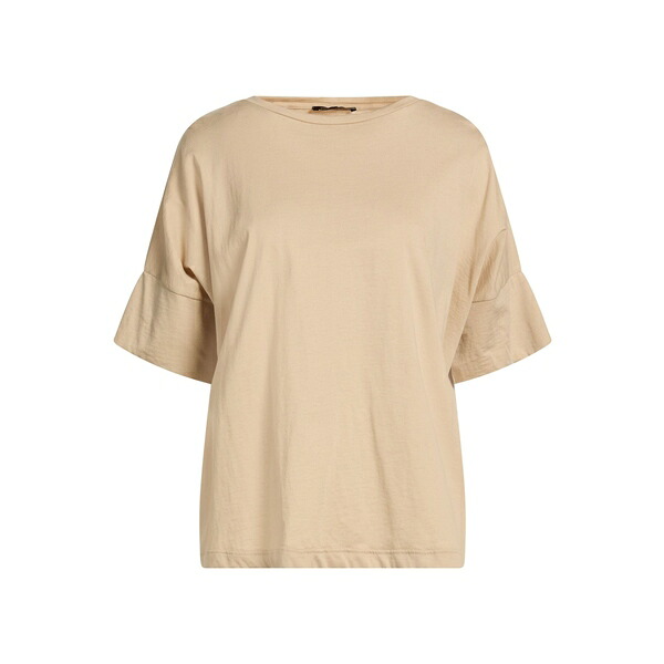 【貨物輸送無料】 アラゴナ レディース プルオーバー トップス T-shirts Beige
