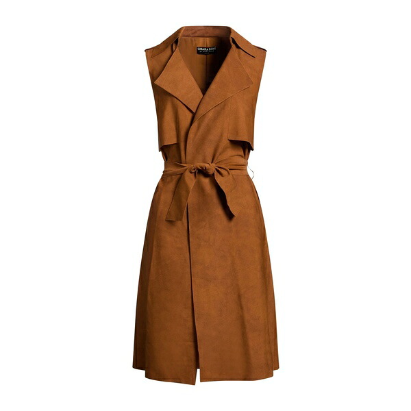 【送料無料】 チアラ・ボニ・プティ・ローブ レディース ジャケット＆ブルゾン アウター Overcoats & Trench Coats Brown｜asty