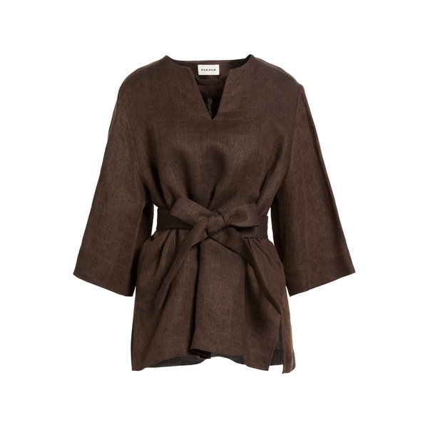【貨物輸送無料】 パロッシュ レディース プルオーバー トップス Tops Brown