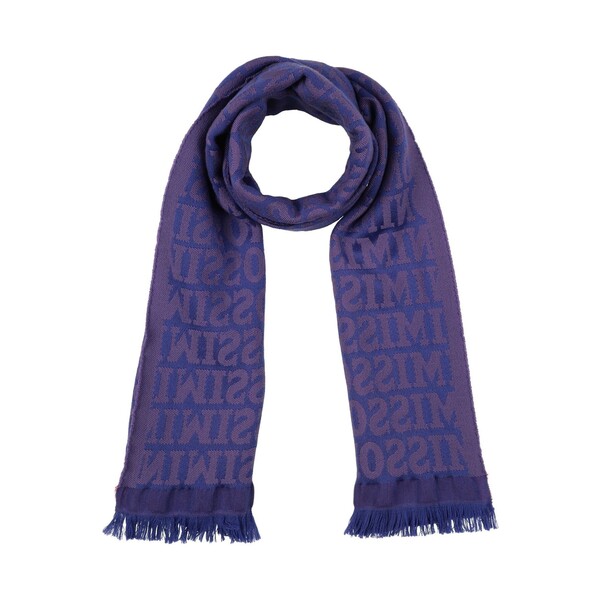 【貨物輸送無料】 ミッソーニ レディース 消音装置・袈裟・えり巻き 佩び物 Scarves Purple