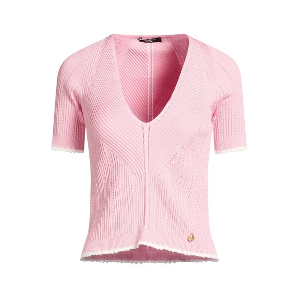 【貨物輸送無料】 バルマン レディース 編み物\u0026スウェーター アウター Sweaters Pink