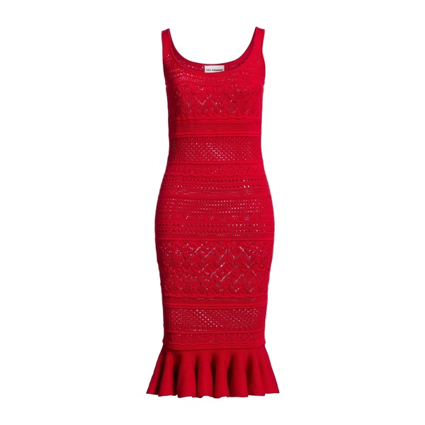 【送料無料】 デス フェム レディース ワンピース トップス Midi dresses Red|asty