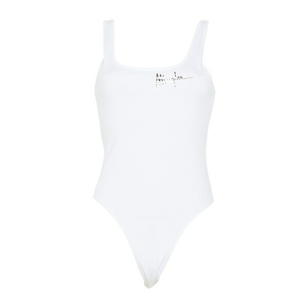 【貨物輸送無料】 マグラー レディース ティーシャツ トップス Bodysuits White