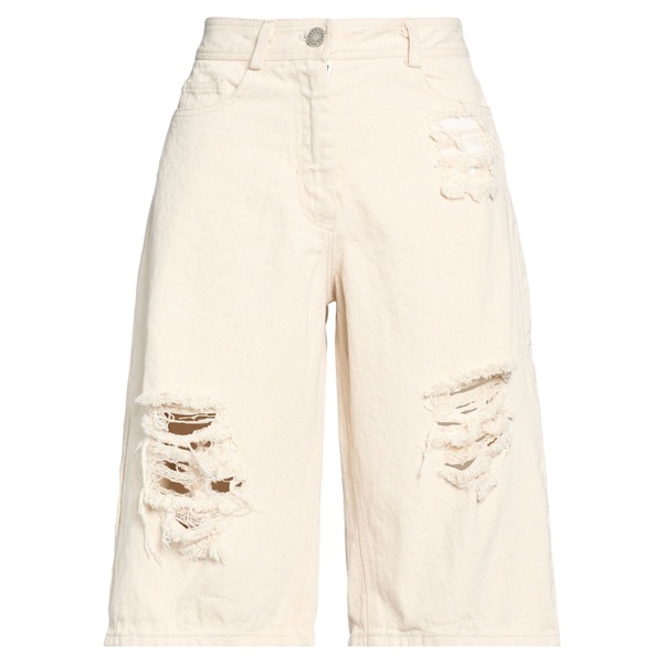 【貨物輸送無料】 イザベル・ベネナート レディース ジーンズズボン下 ボトムス Denim shorts White