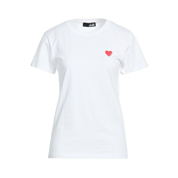 【貨物輸送無料】 モスキーノ レディース プルオーバー トップス T-shirts White