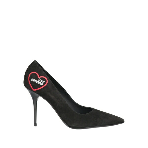 【貨物輸送無料】 モスキーノ レディース パンプス シューズ Pumps Black