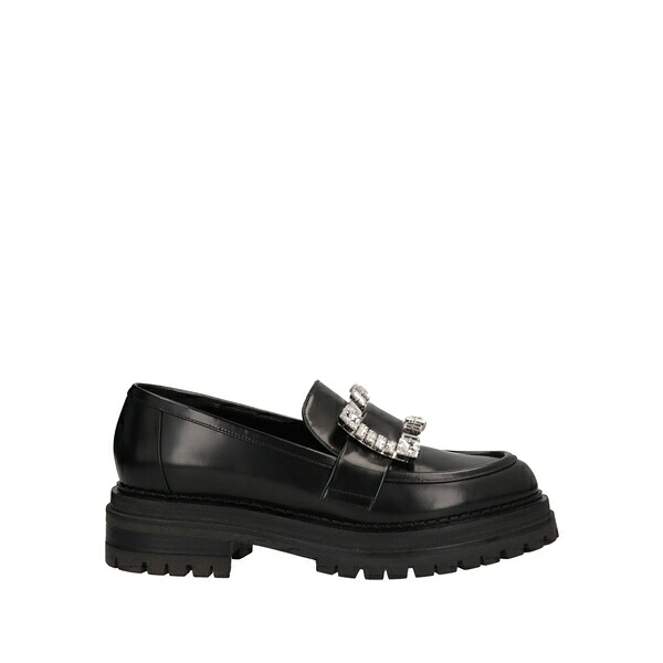 【貨物輸送無料】 セルジオロッシ レディース スリッポン・ローファー シューズ Loafers Black