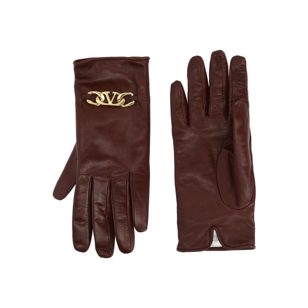 【送料無料】 ヴァレンティノ ガラヴァーニ レディース 手袋 アクセサリー Gloves Brown