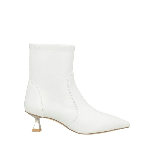 【送料無料】 スチュアート ワイツマン レディース ブーツ シューズ Ankle boots White|asty