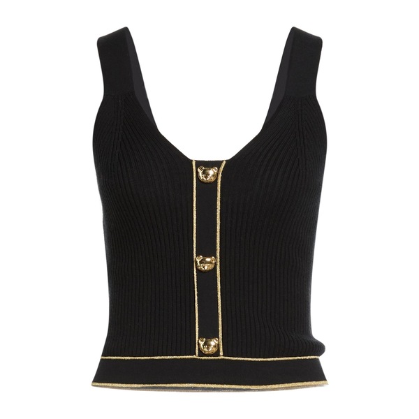 【貨物輸送無料】 モスキーノ レディース プルオーバー トップス Tops Black