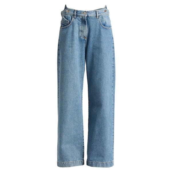 【送料無料】 ジ アティコ レディース デニムパンツ ボトムス Jeans Blue|asty