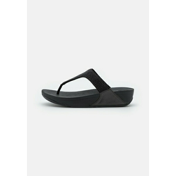 フィットフロップ レディース サンダル TOE-POST all black sandals
