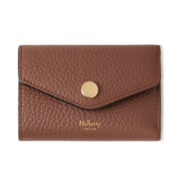 未使用　Mulberry 二つ折り財布　グレインレザー Mulberry | ロクサンヌ ウォレット | ブラック スモール クラシック