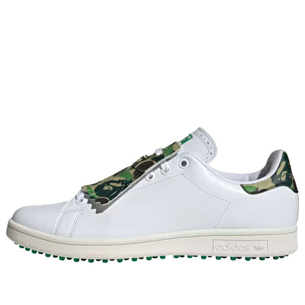 adidas アディダス メンズ スニーカー 【adidas x A Bathing Ape Stan Smith Golf 'Cloud White Green' IG5916】 サイズ US_M_14｜asty