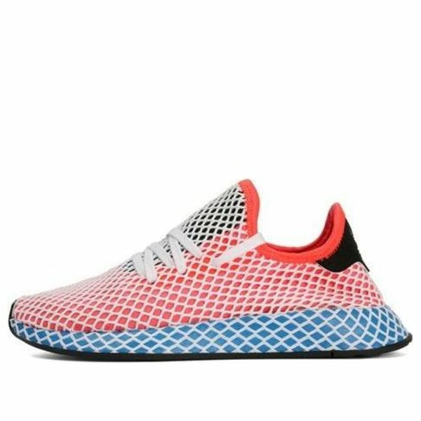 adidas アディダス メンズ スニーカー 【adidas Deerupt 'Red Blue' CQ2624】 サイズ US_10.5(28.5cm)|asty