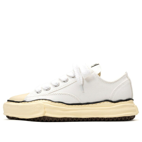 Maison MIHARA YASUHIRO ミハラヤスヒロ メンズ スニーカー 【Maison MIHARA YASUHIRO PETERSON VL OG Sole Canvas Low-top Sneaker 'White' A09FW733-WHT】 サイズ US_11(29.0cm)｜asty