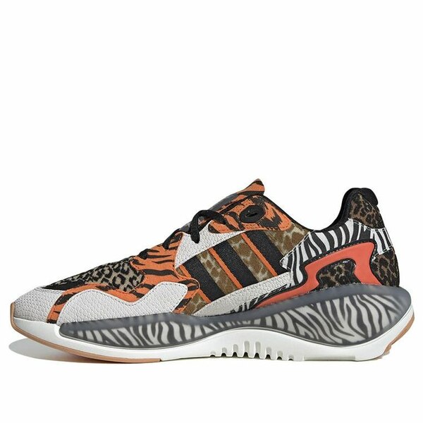 adidas アディダス メンズ スニーカー  【adidas x atmos ZX Alkyne Crazy Animal \u0027Black White Brown\u0027 FY5235】  大きさ US_5(23.0糎)