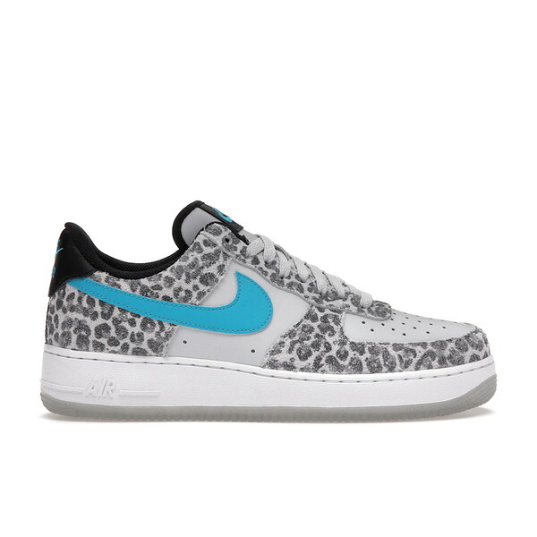 Nike ナイキ メンズ スニーカー  【Nike Air Force 1 Low Leopard】  大きさ US_10(28.0糎) Pure Platinum/Black-Particle Grey-Light Blue Fury