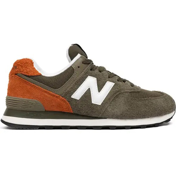 New Balance ニュー平衡にする メンズ スニーカー  【New Balance 574 Brown Orange】  大きさ US_10(28.0珊) Brown/Orange