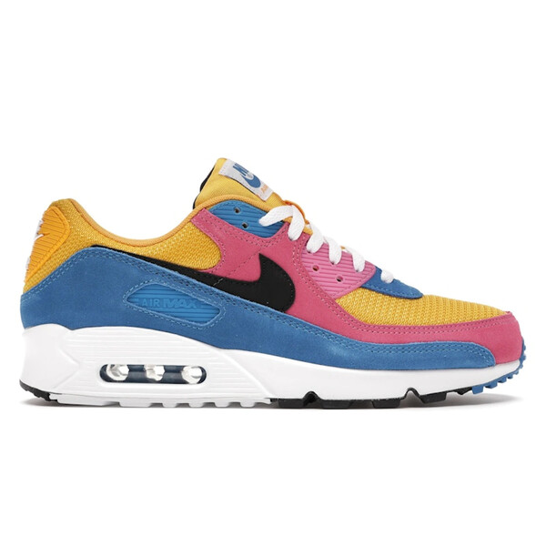 Nike ナイキ メンズ スニーカー  【Nike Air Max 90 Multicolor Suede】  大きさ US_11.5(29.5珊) Yellow/Blue-White