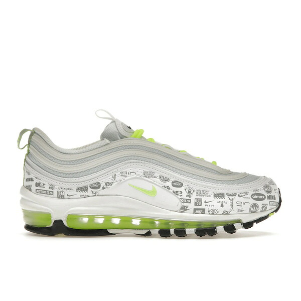 Nike ナイキ メンズ スニーカー  【Nike Air Max 97 Volt Reflective Logo】  大きさ US_10(28.0珊) White/Black/Pure Platinum/Volt