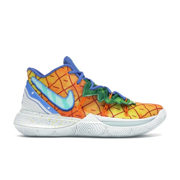 Nike ナイキ メンズ スニーカー  【Nike Kyrie 5 Spongebob Pineapple House】  大いさ US_8.5(26.5糎) Orange/Green-Blue