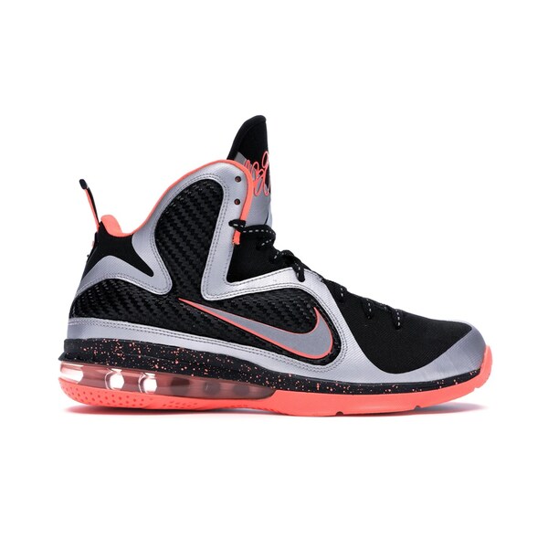 Nike ナイキ メンズ スニーカー  【Nike LeBron 9 Mango】  大きさ US_9.5(27.5珊) Metallic Silver/Metallic Silver-Bright Mango