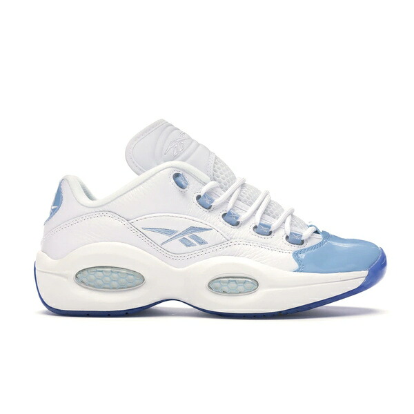 Reebok リーボック メンズ スニーカー 【Reebok Question Low Patent Toe Carolina Blue】 サイズ US_12.5(30.5cm) White/Fluid Blue-Reebok Ice|asty