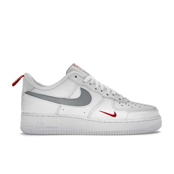 Nike ナイキ メンズ スニーカー  【Nike Air Force 1 Low Reflective Swoosh White University Red】  大きさ US_7(25.0珊) White/University Red/Reflective Silver