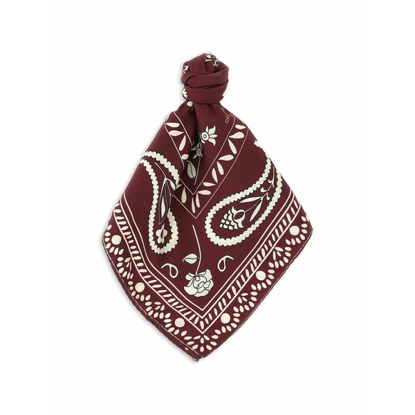 アルベルト ビアーニ レディース えり巻き・袈裟・えり巻き 付属品 Patterned silk scarf Red